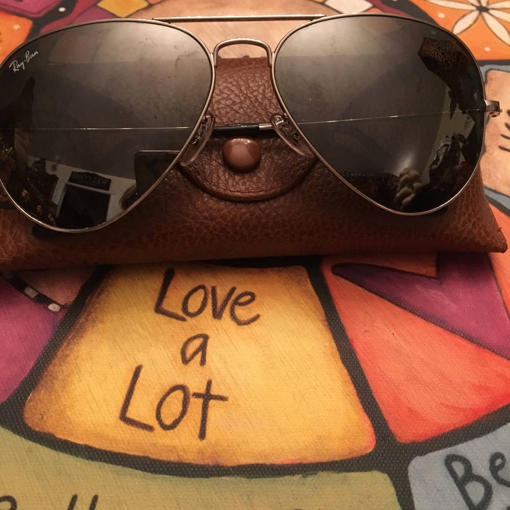 Rayban Classic Silver Mirrored Aviators